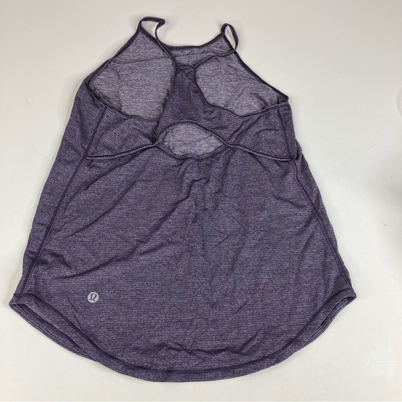 Lululemon Lightweight High Neck Purple Tank Top - Picture 2 of 2